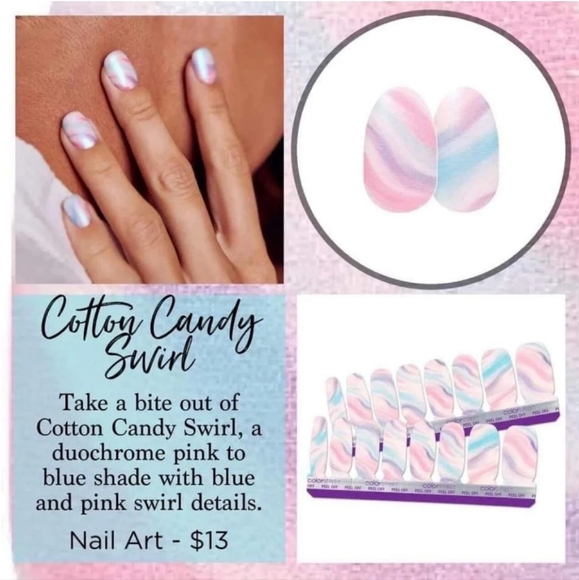 Color Street Cotton Candy Swirl - Picture 5 of 9